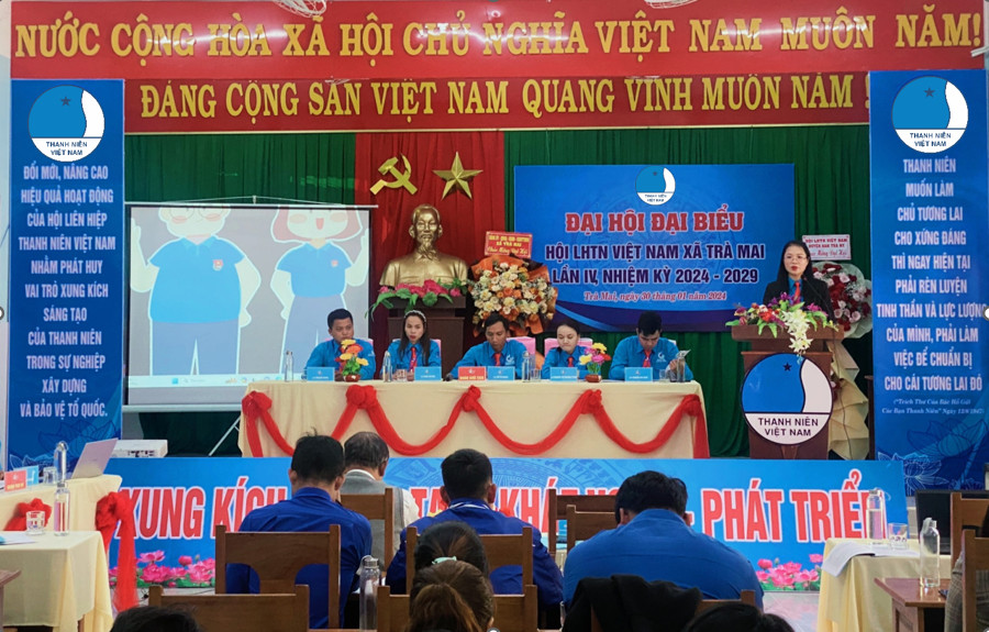 Đại hội điểm Hội Liên hiệp thanh niên Việt Nam cấp cơ sở đầu tiên của huyện Nam Trà My