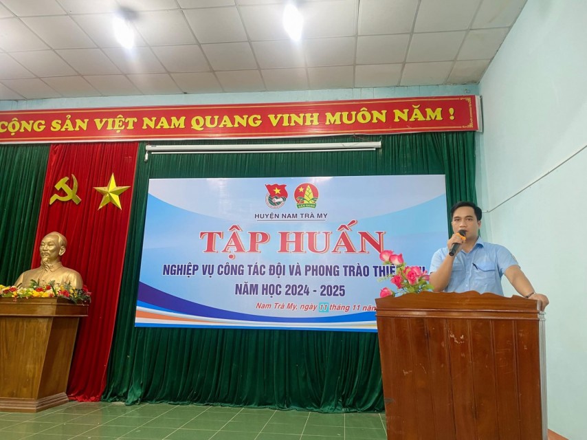 Nam Trà My: Tổ chức tập huấn công tác Đội và phong trào thiếu nhi năm 2024