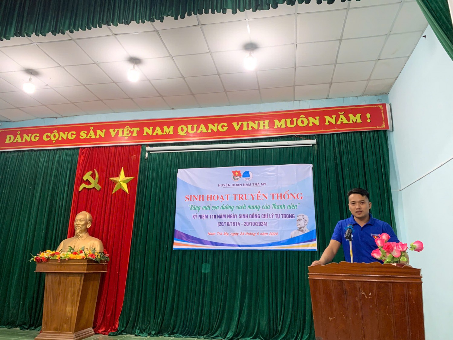 Nam Trà My: Tổ chức sinh hoạt truyền thống "Sáng mãi con đường cách mạng của thanh niên" năm 2024